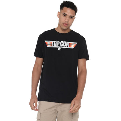 Black - Lifestyle - Top Gun Mens Logo T-Shirt
