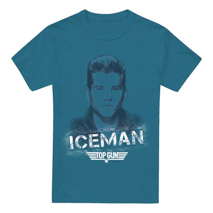 Slate - Front - Top Gun Mens Iceman T-Shirt
