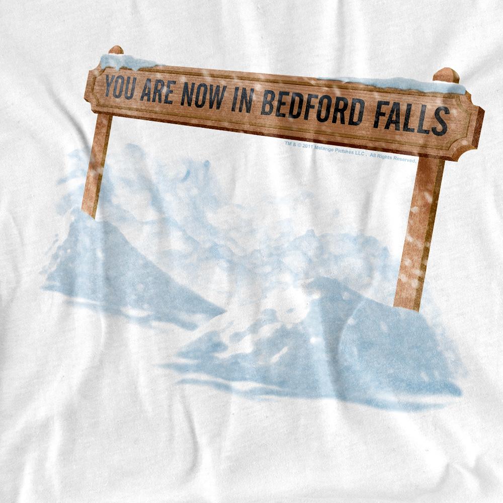 White - Lifestyle - It´s a Wonderful Life Mens Bedford Falls T-Shirt