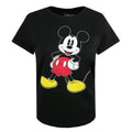 Black - Front - Disney Womens-Ladies Classic Mickey Mouse T-Shirt