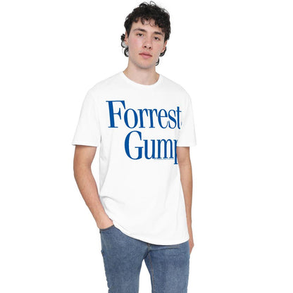 White - Lifestyle - Forrest Gump Mens Logo T-Shirt