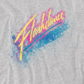 Sport Heather - Pack Shot - Flashdance Mens Spray Logo T-Shirt