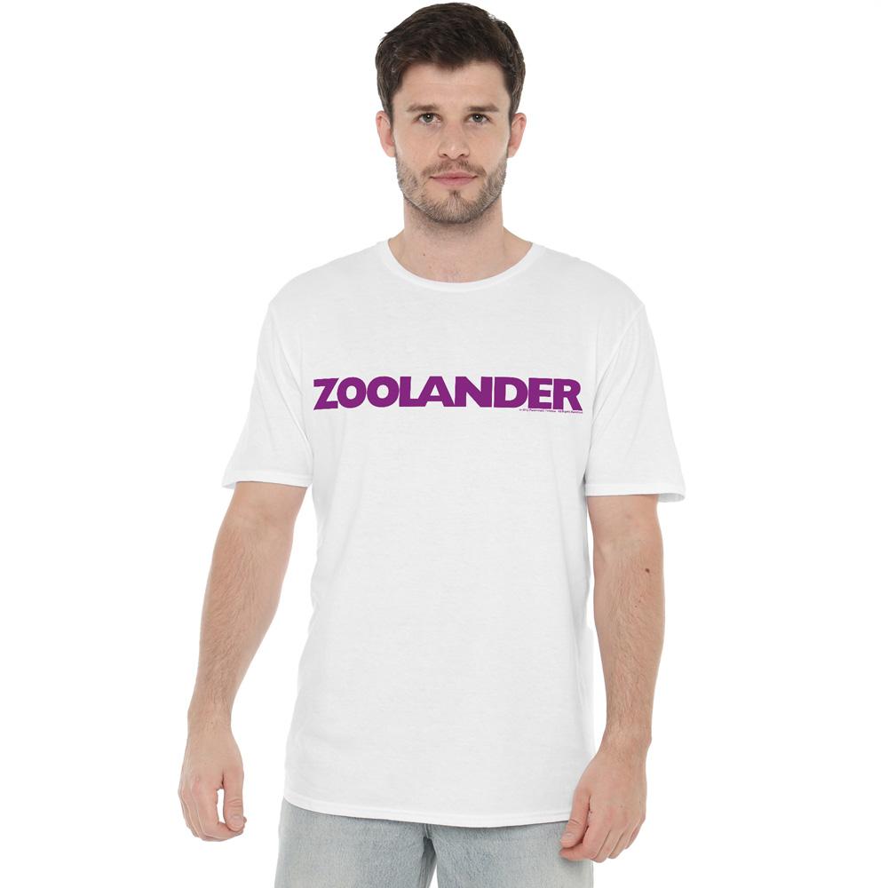 White - Lifestyle - Zoolander Mens Logo T-Shirt