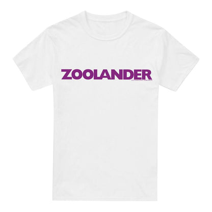 White - Front - Zoolander Mens Logo T-Shirt