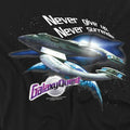 Black - Pack Shot - Galaxy Quest Mens Never Surrender T-Shirt