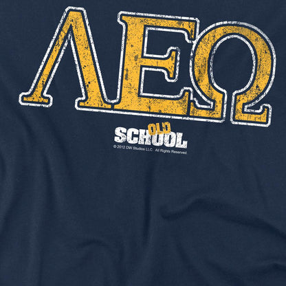 Navy - Pack Shot - Old School Mens Leo T-Shirt