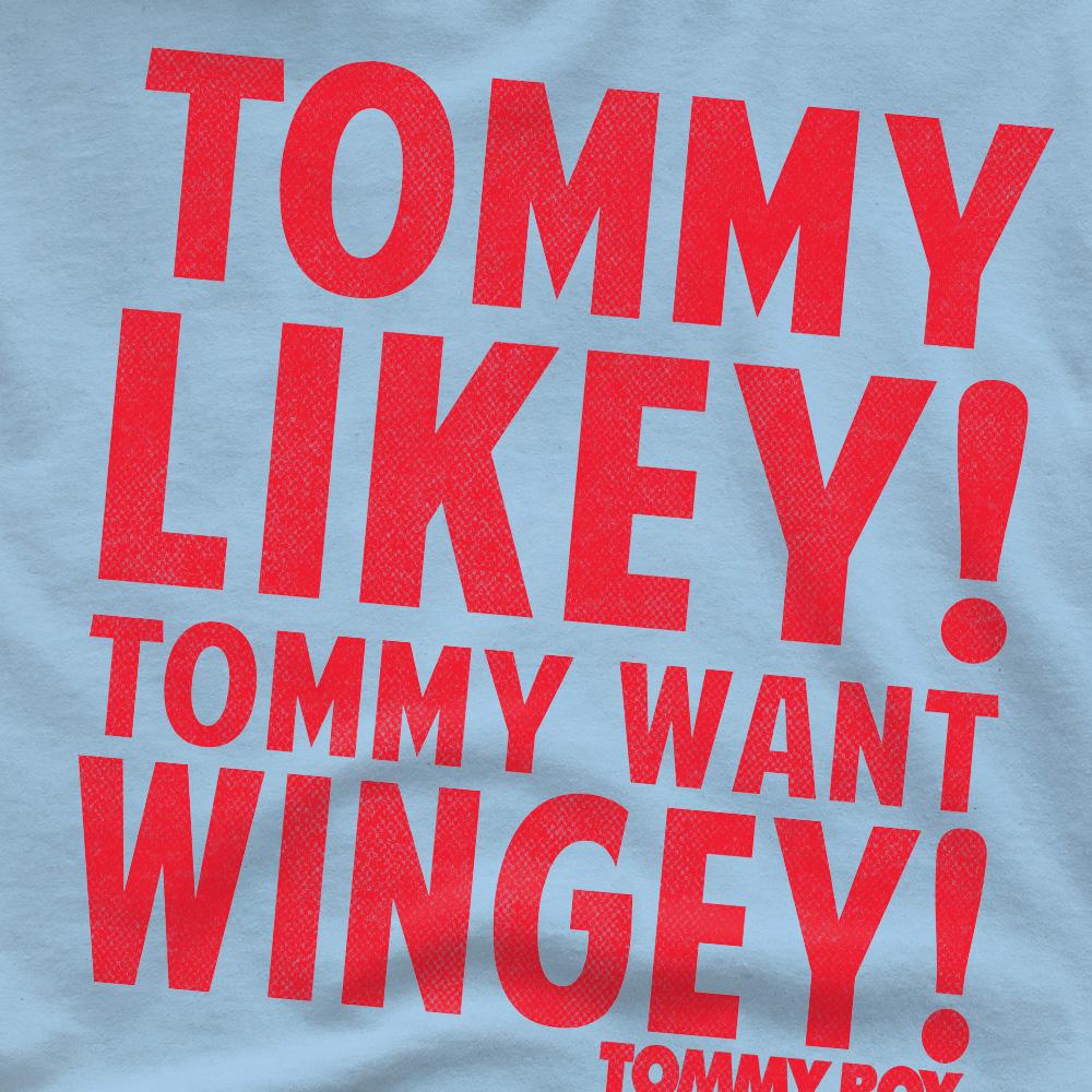Light Blue - Pack Shot - Tommy Boy Mens Want Wingey T-Shirt