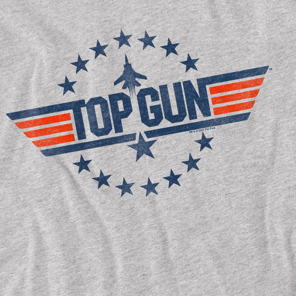 Sport Heather - Side - Top Gun Mens Star Logo T-Shirt