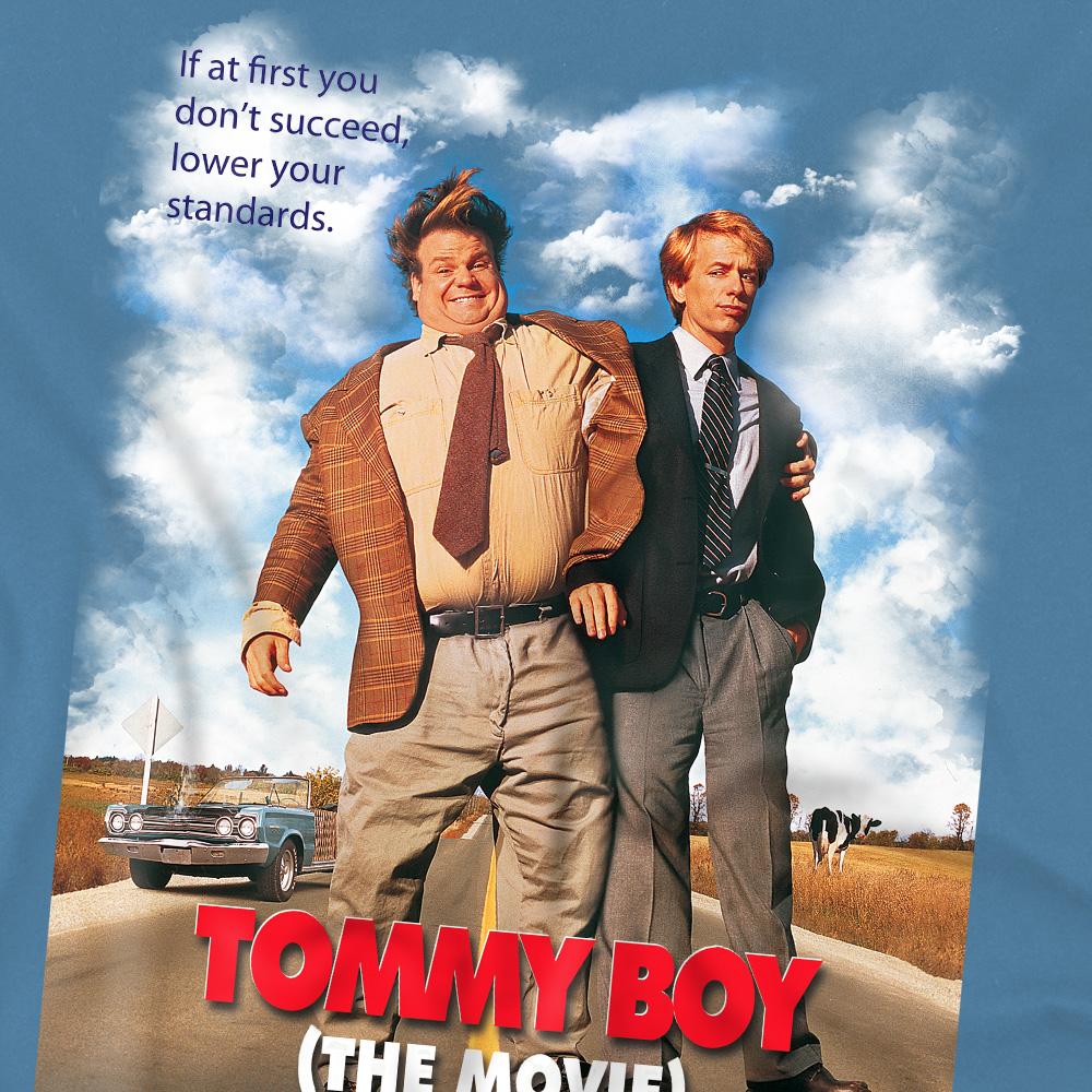 Carolina Blue - Side - Tommy Boy Mens Movie Poster T-Shirt