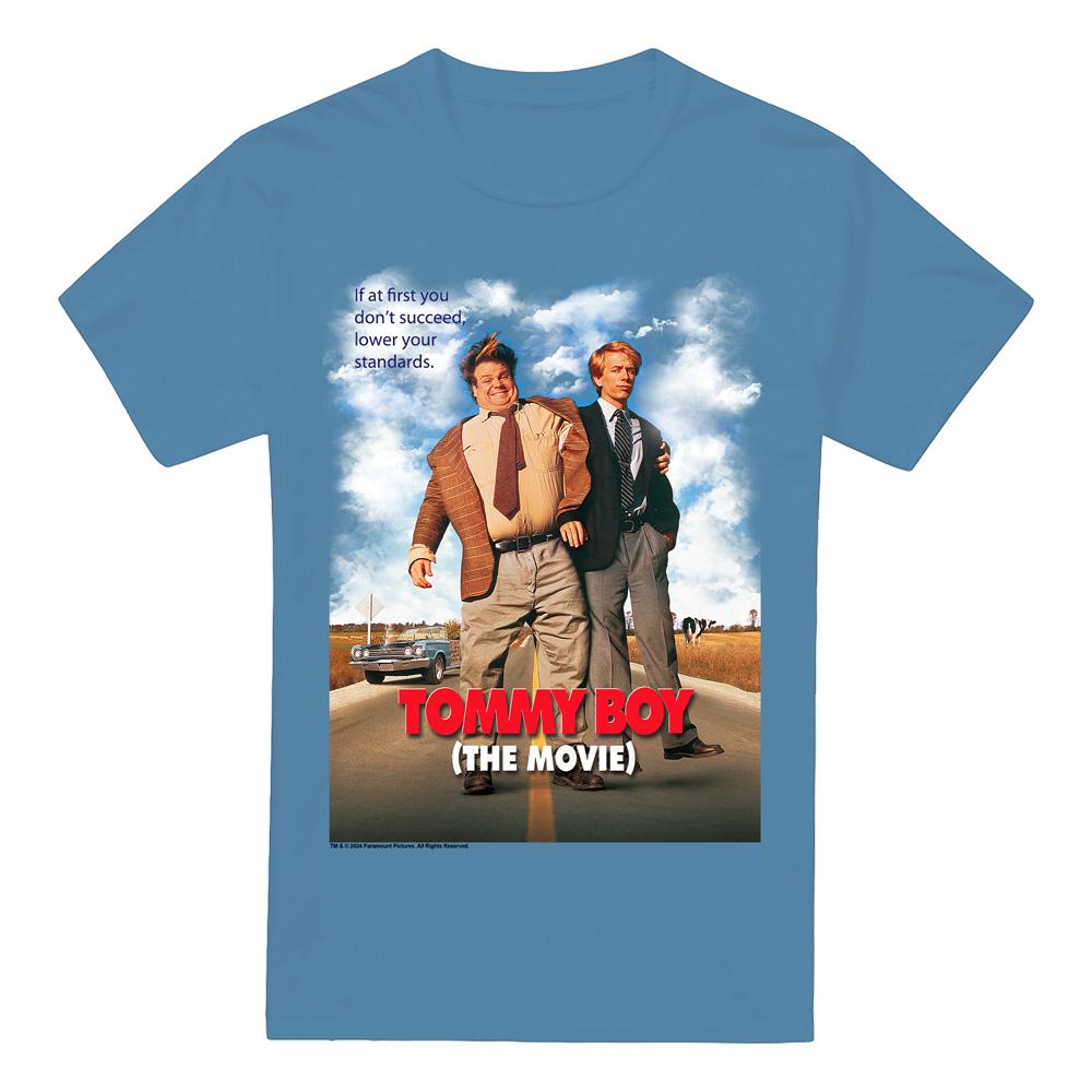 Carolina Blue - Front - Tommy Boy Mens Movie Poster T-Shirt