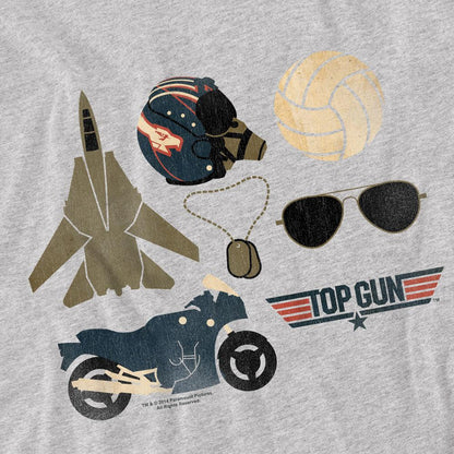 Sport Heather - Pack Shot - Top Gun Mens Items T-Shirt