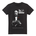 Black - Front - The Godfather Mens Poster T-Shirt