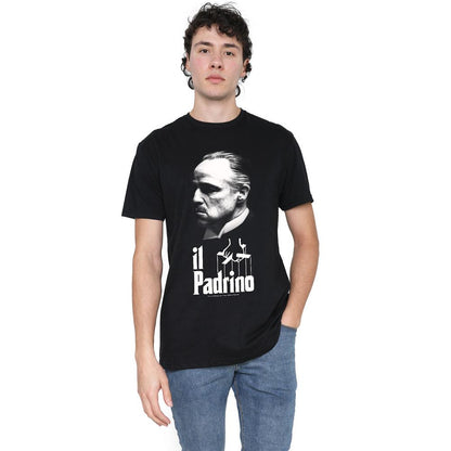 Black - Lifestyle - The Godfather Mens Il Padrino T-Shirt