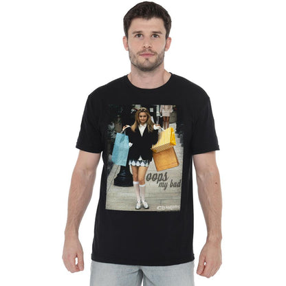 Black - Pack Shot - Clueless Mens Oops My Bad T-Shirt
