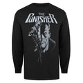 Black-White - Front - The Punisher Mens Rifle Long-Sleeved T-Shirt