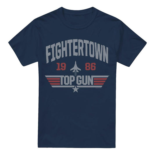 Navy - Front - Top Gun Mens Fightertown T-Shirt