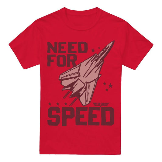 Red - Front - Top Gun Mens Maverick T-Shirt