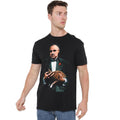 Black - Lifestyle - The Godfather Mens Painted Poster T-Shirt