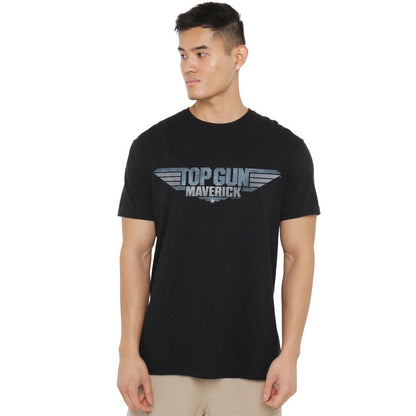 Black - Lifestyle - Top Gun: Maverick Mens Logo T-Shirt