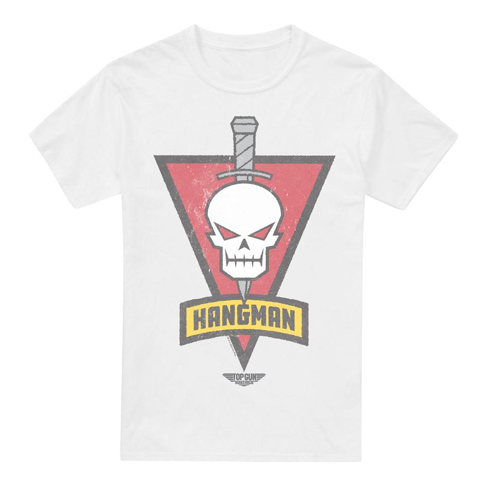 White - Front - Top Gun: Maverick Mens Hangman Call Sign T-Shirt