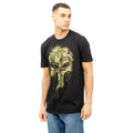 Black-Green - Lifestyle - The Punisher Mens Camo Logo T-Shirt