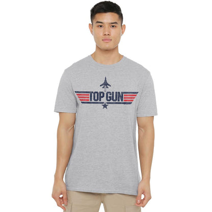 Sport Heather - Lifestyle - Top Gun Mens Logo T-Shirt