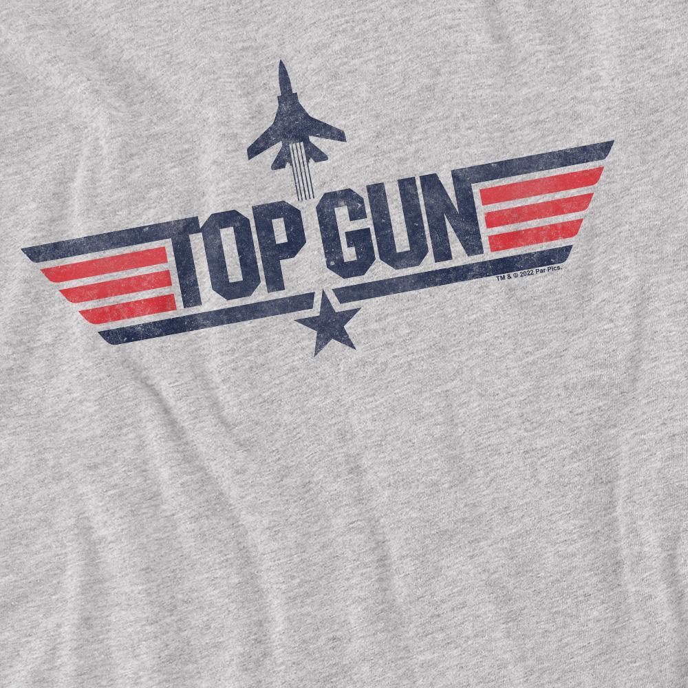 Sport Heather - Side - Top Gun Mens Logo T-Shirt