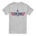 Sport Heather - Front - Top Gun Mens Logo T-Shirt