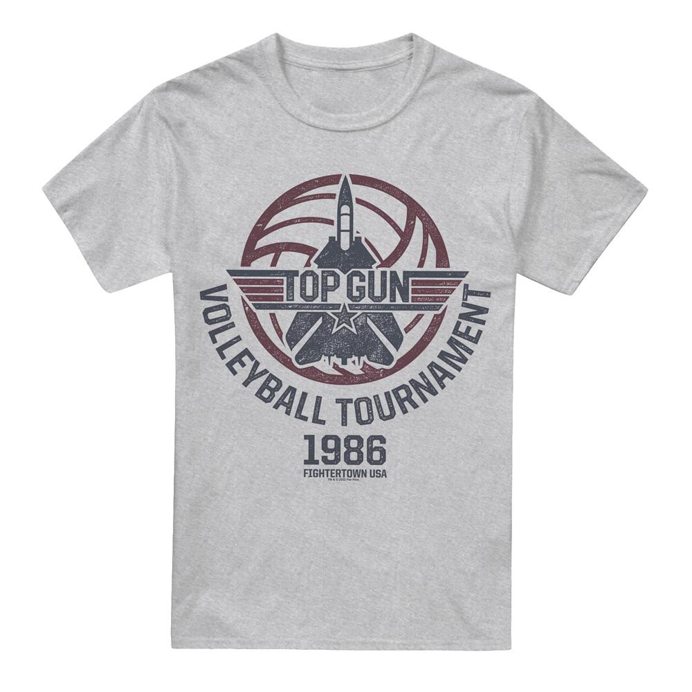 Sport Heather - Front - Top Gun Mens Volleyball T-Shirt