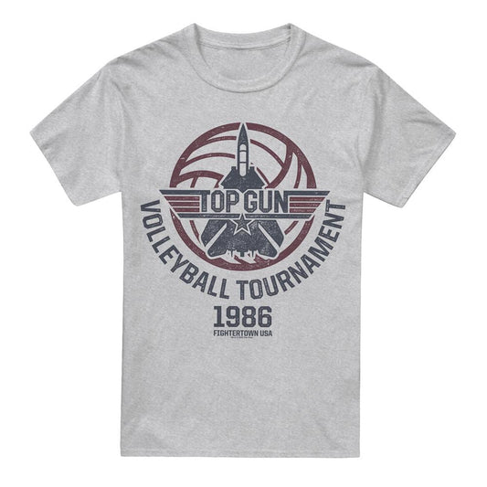 Sport Heather - Front - Top Gun Mens Volleyball T-Shirt