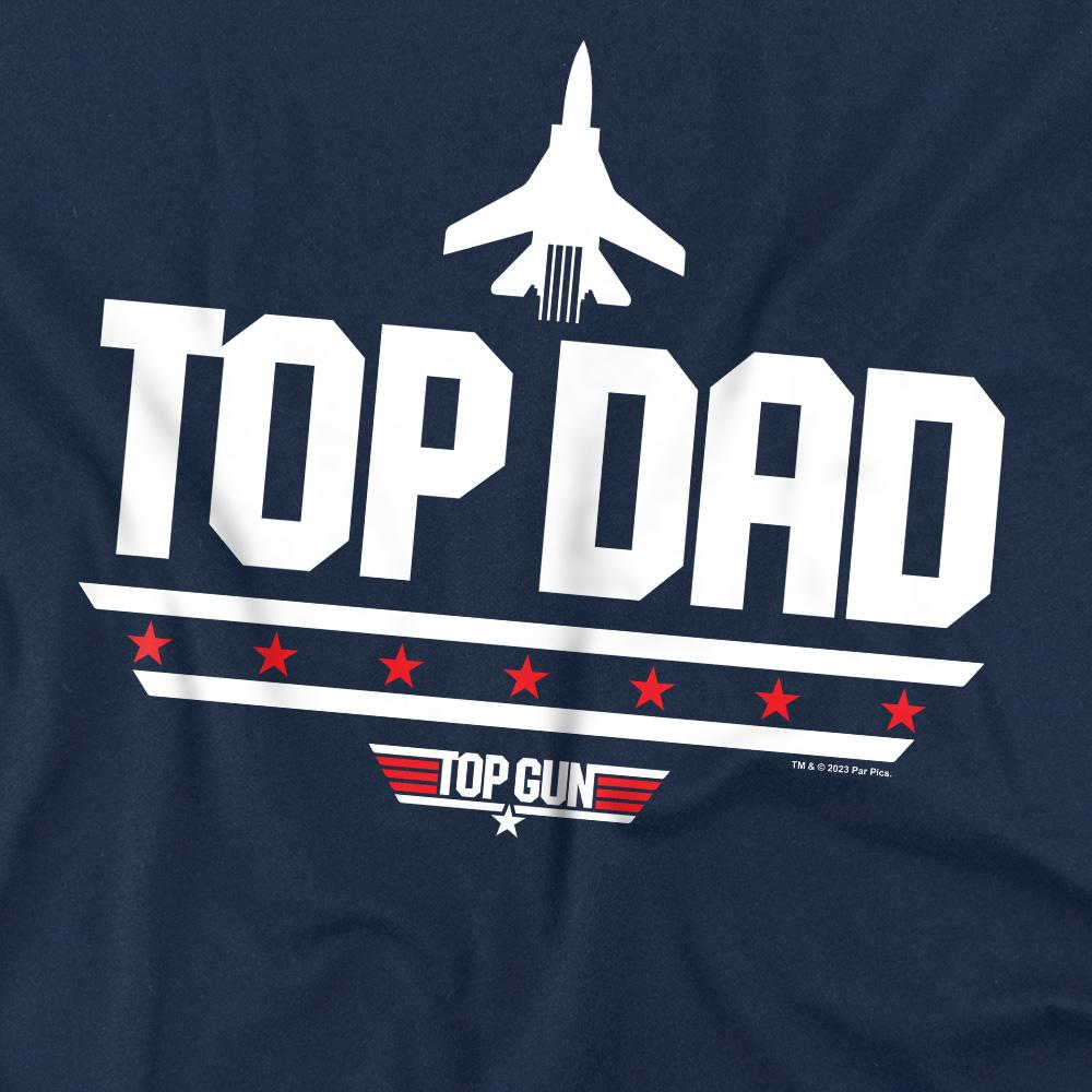 Navy - Side - Top Gun Mens Fathers Day T-Shirt
