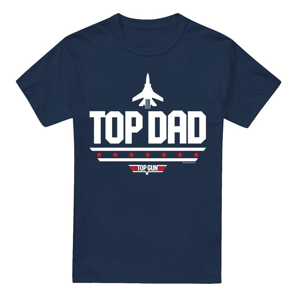 Navy - Front - Top Gun Mens Fathers Day T-Shirt
