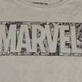 Light Khaki - Side - Marvel Womens-Ladies Comic Cotton Logo T-Shirt