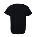 Black - Back - Marvel Womens-Ladies Comic Cotton Logo T-Shirt