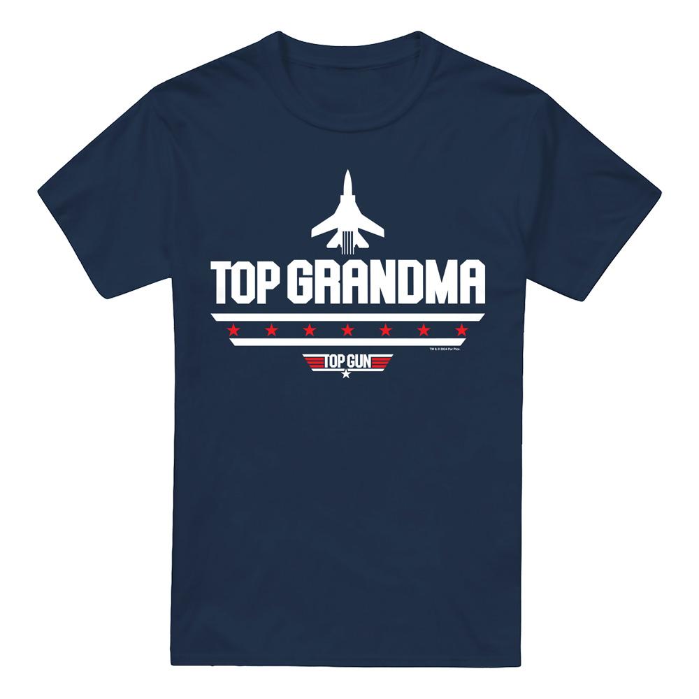 Navy - Front - Top Gun Mens Top Grandma Mothers Day T-Shirt