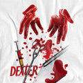 White - Side - Dexter Mens Tools Of The Trade T-Shirt
