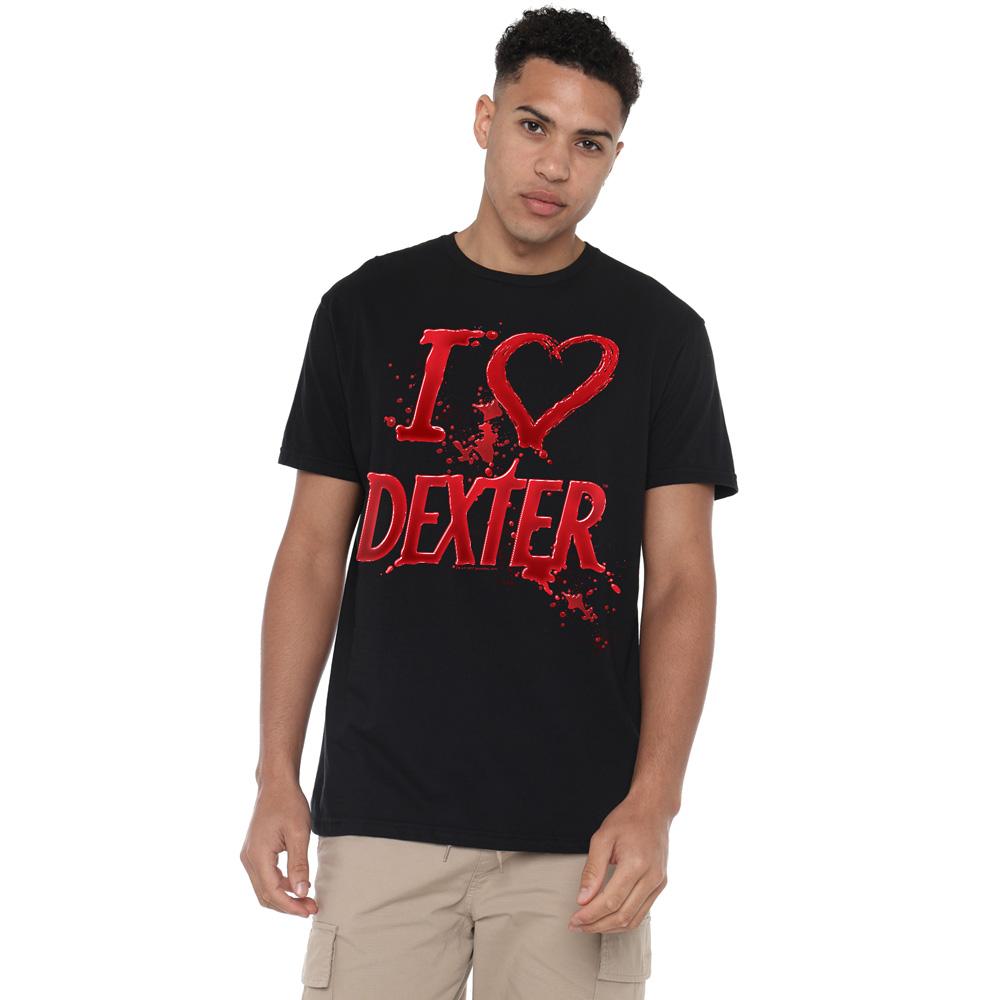 Black - Lifestyle - Dexter Mens I Heart Dexter T-Shirt