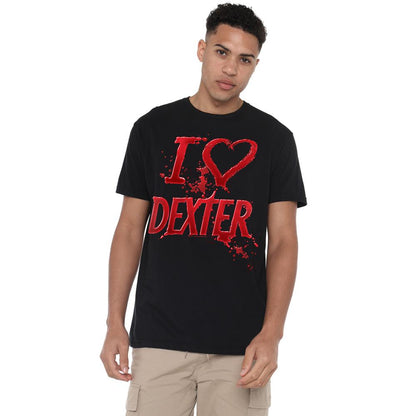 Black - Lifestyle - Dexter Mens I Heart Dexter T-Shirt