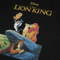 Black-Golden Brown-Green - Side - The Lion King Womens-Ladies VHS T-Shirt