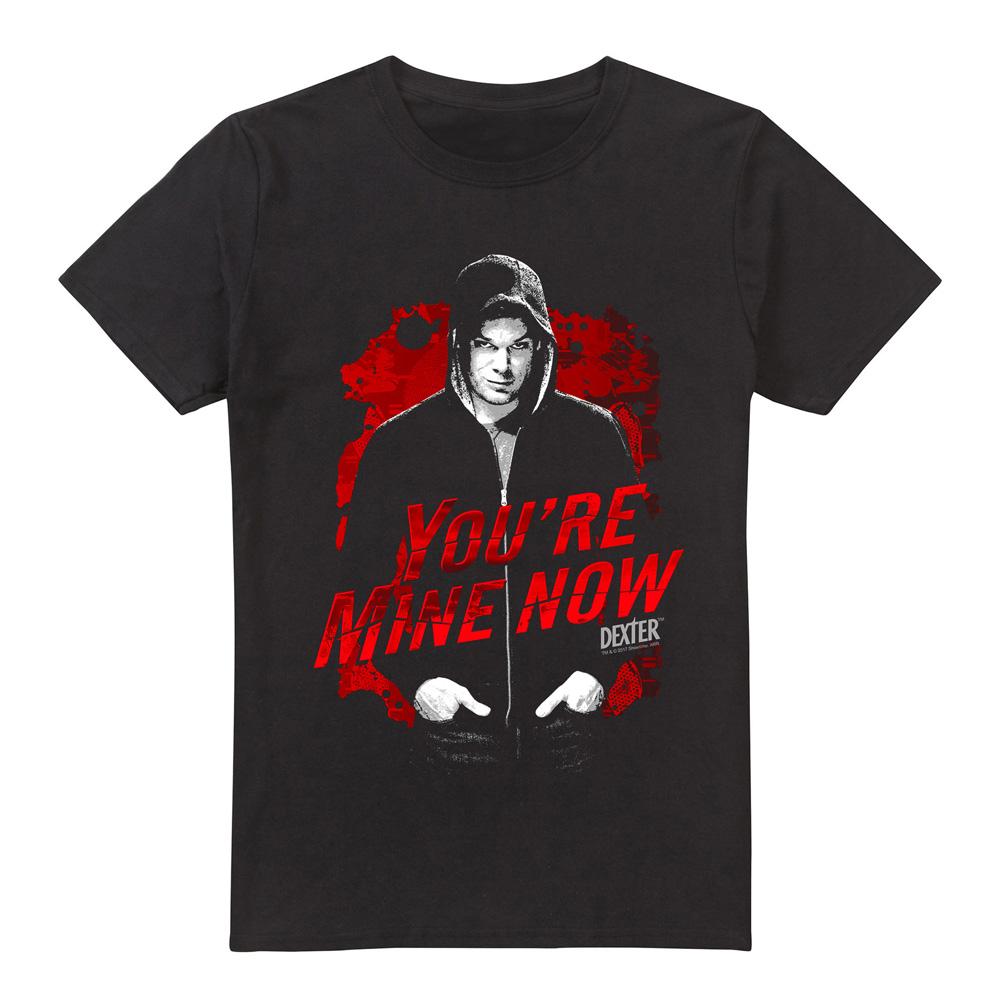 Black - Front - Dexter Mens Dark Passenger T-Shirt