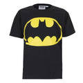 Black-Yellow - Front - Batman Boys Logo T-Shirt