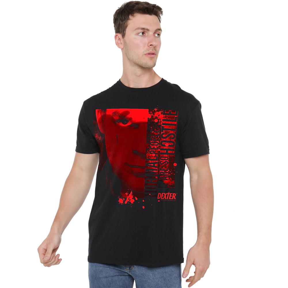 Black - Lifestyle - Dexter Mens Normal T-Shirt