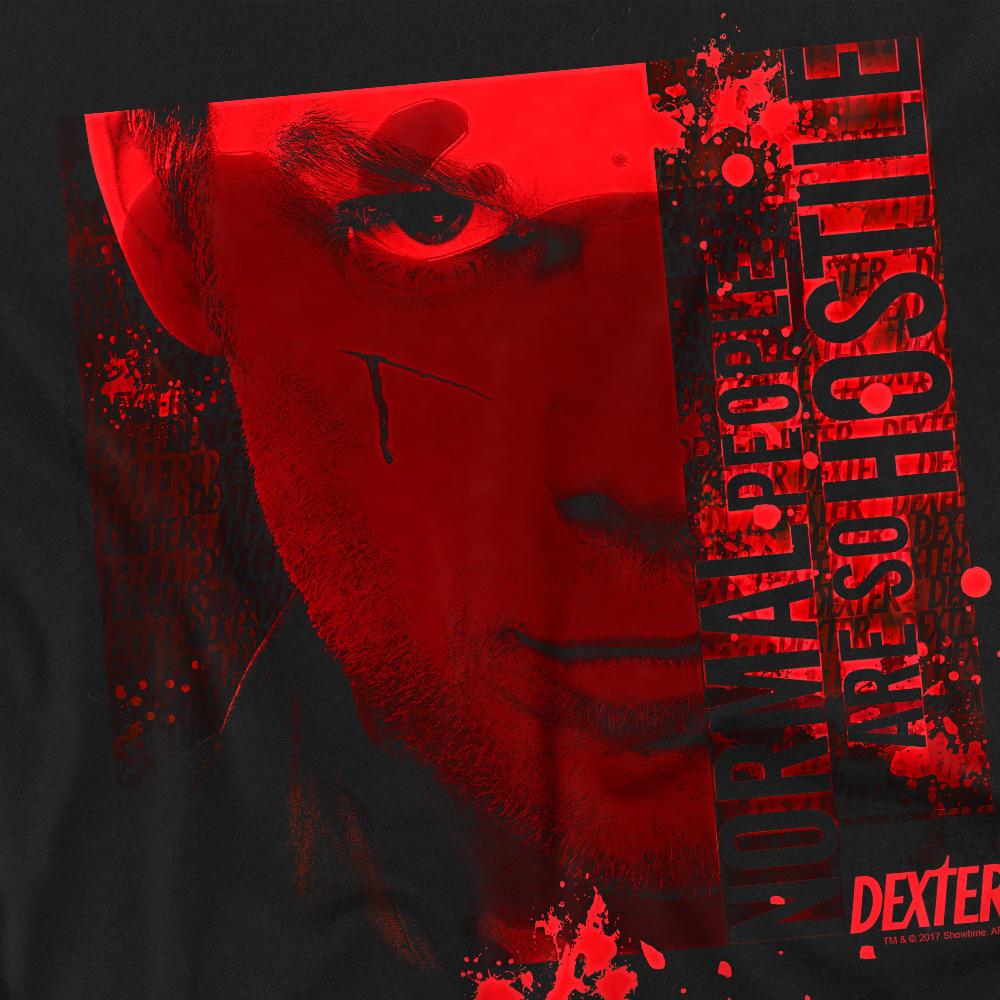 Black - Side - Dexter Mens Normal T-Shirt