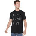 Black - Lifestyle - Twin Peaks Mens Coffee Log Fish T-Shirt