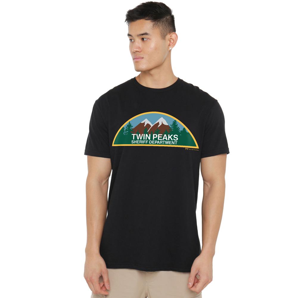 Black - Lifestyle - Twin Peaks Mens Sheriff Department T-Shirt