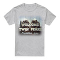 Sport Heather - Front - Twin Peaks Mens Welcome To T-Shirt