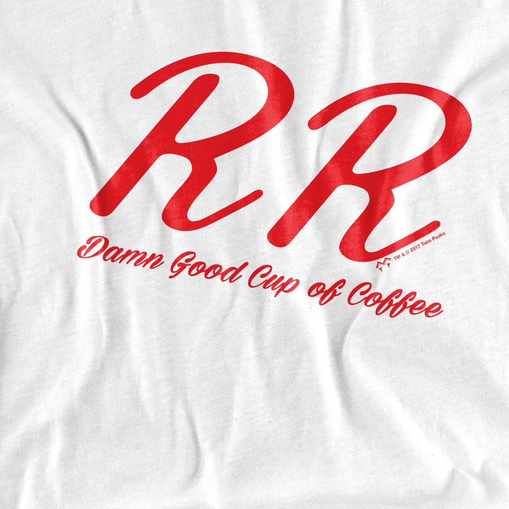 White - Side - Twin Peaks Mens RR Diner T-Shirt