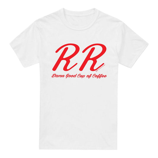 White - Front - Twin Peaks Mens RR Diner T-Shirt