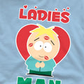 Light Blue - Side - South Park Mens Ladies Man Butters Valentine`s Day T-Shirt