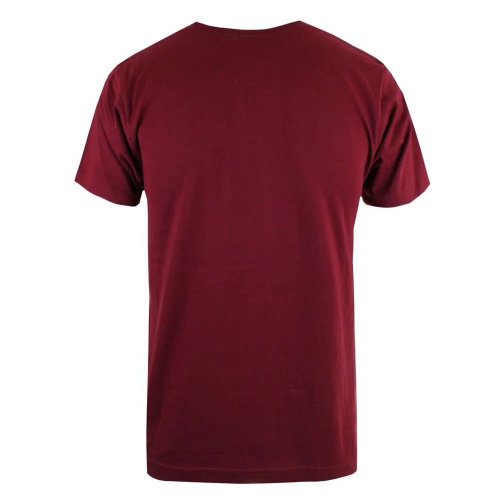 Garnet-White - Back - Thor Mens Text T-Shirt